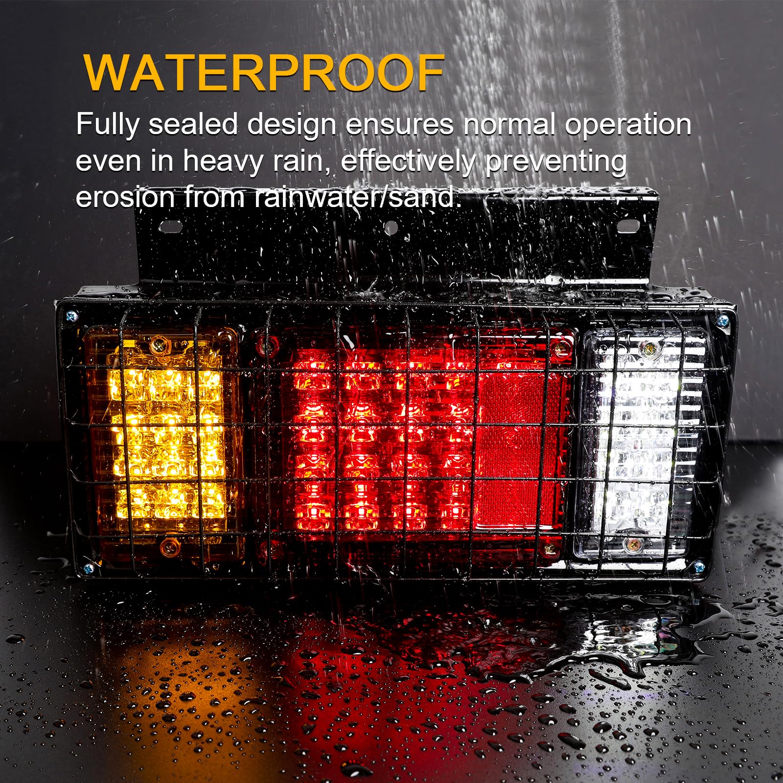 WUSHIXAN 40-LED kit shown with a durable frame for rugged use.