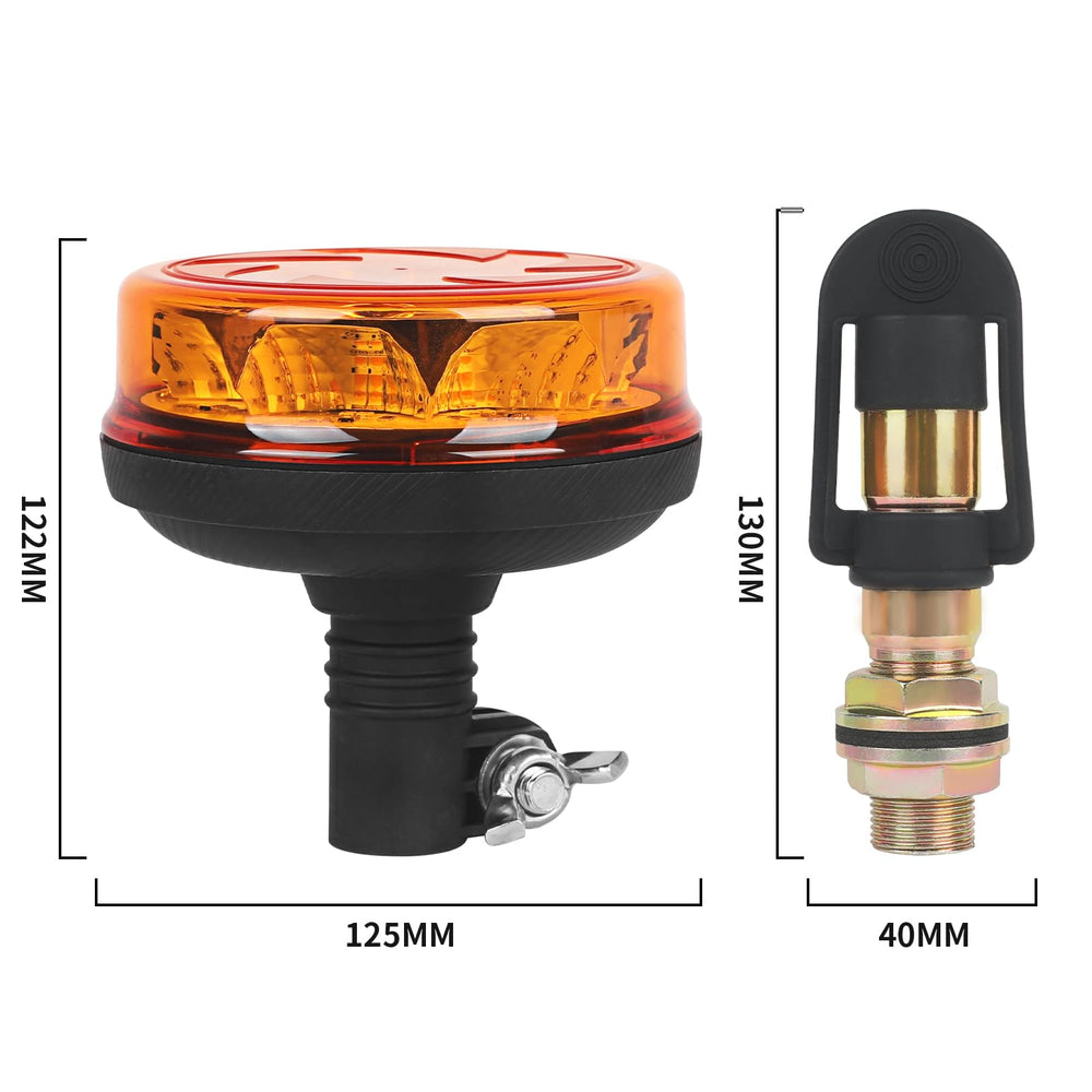 WUSHIXAN 12-24V beacon with 16 LEDs for bright signaling