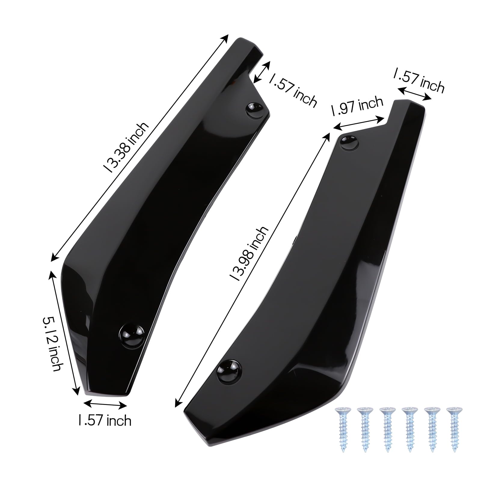 Wuyaoyao front bumper lip protector adds sportiness and shield.