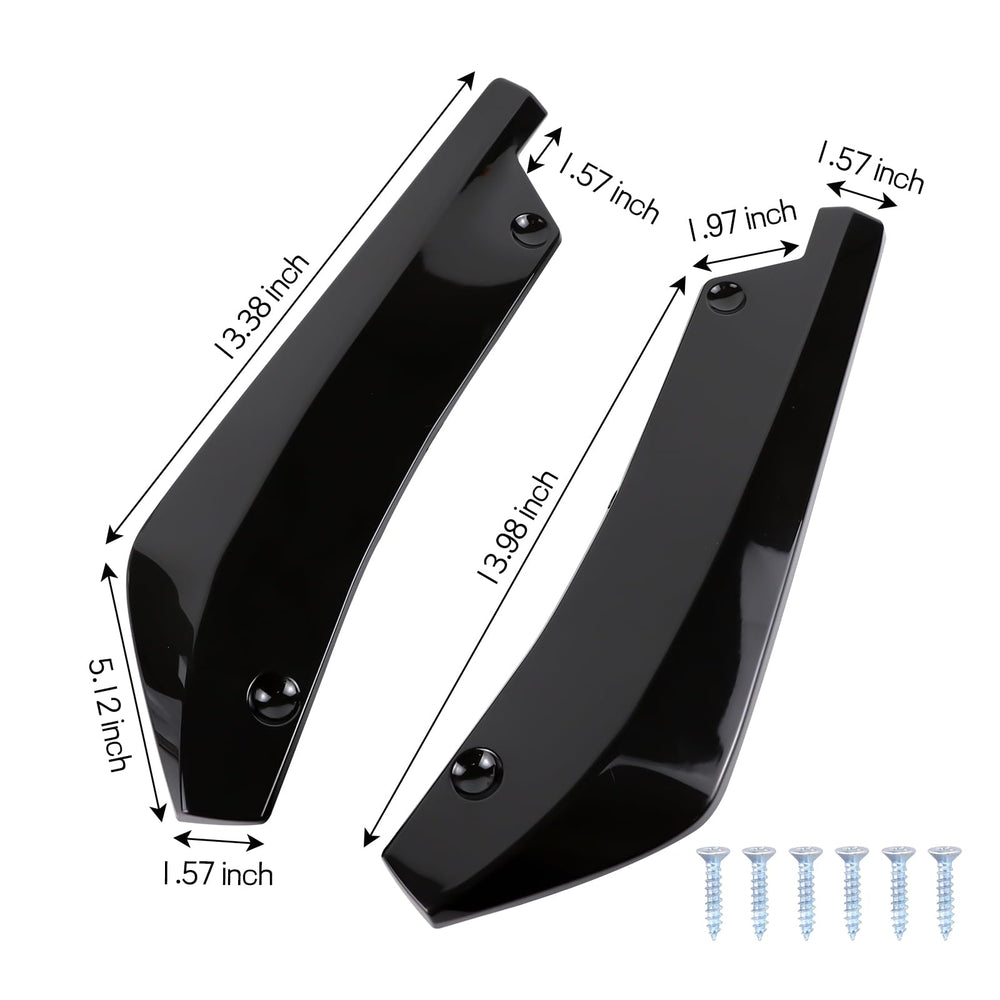 Wuyaoyao front bumper lip protector adds sportiness and shield.