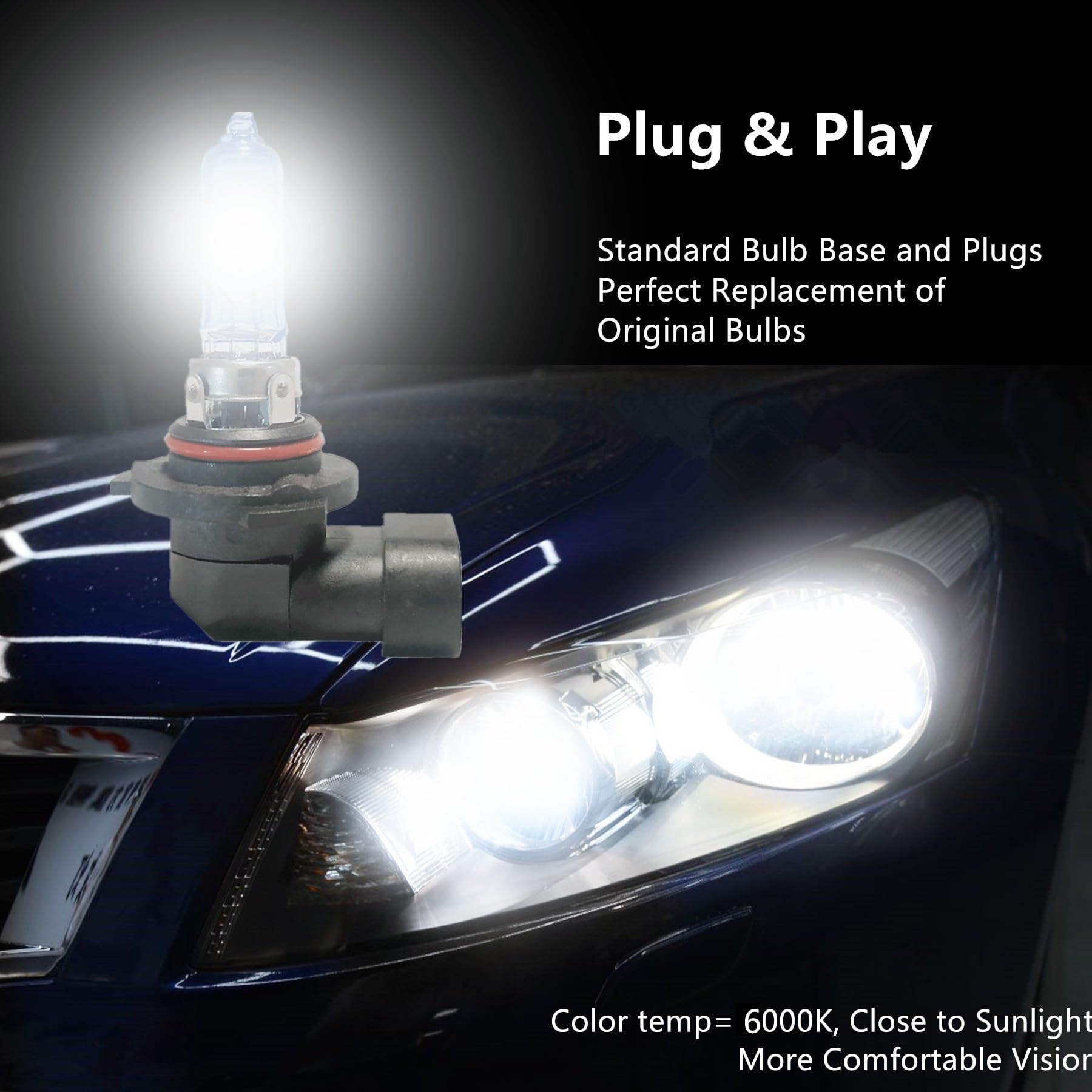 Wuzno bulbs rated up to 1320 hours life under typical use.
