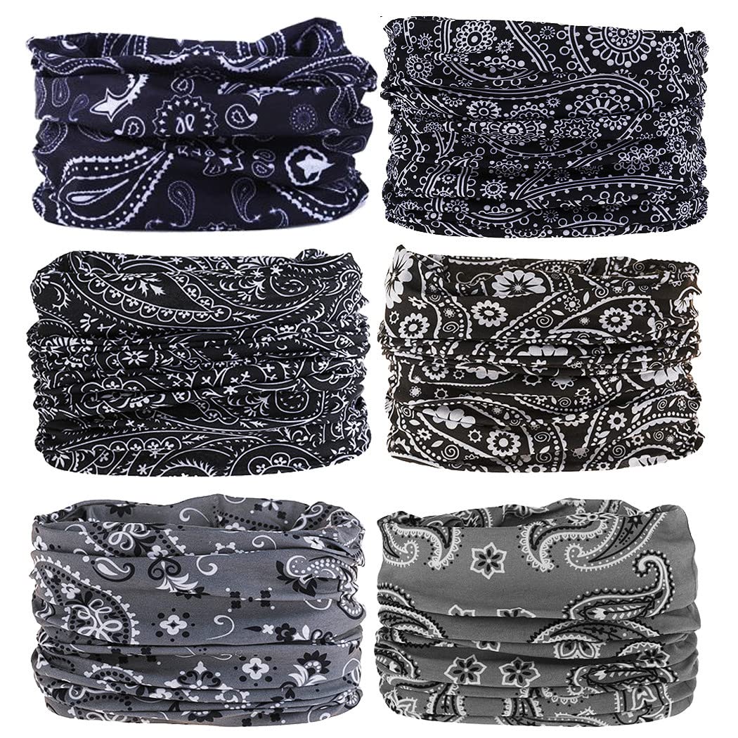 WXDRVT neck gaiter camouflage pattern ideal for sun and dust protection.