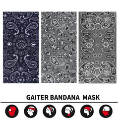 WXDRVT neck gaiter flag pattern to show team spirit safely.