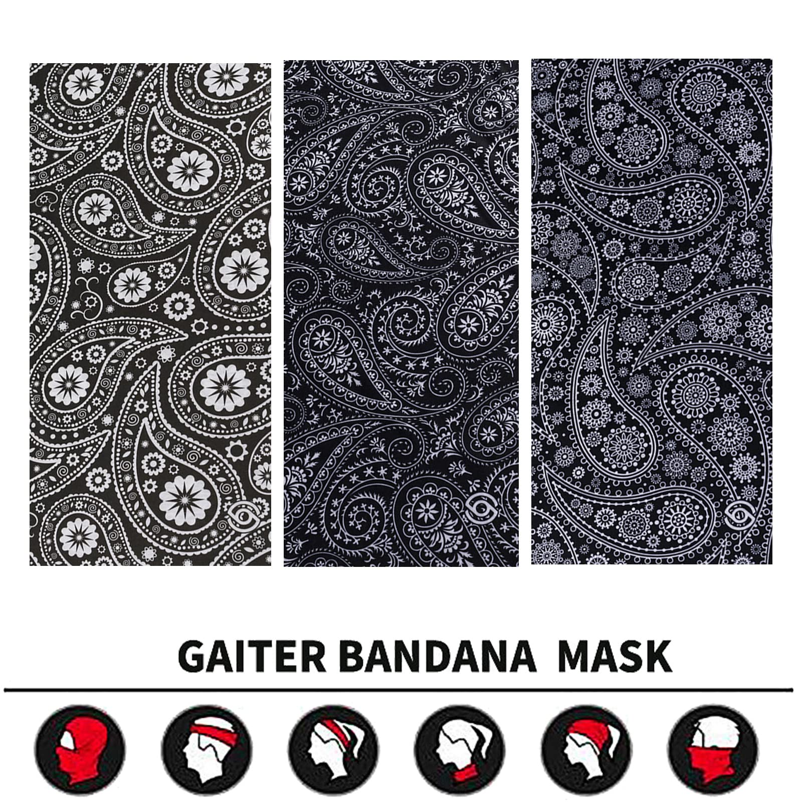 WXDRVT neck gaiter joker pattern fun yet functional.