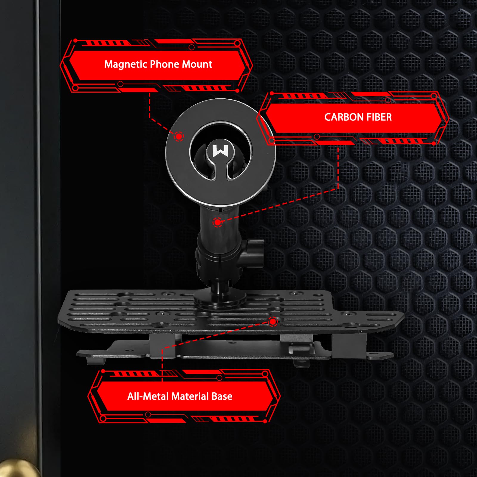 WXRYLYN carbon fiber extension pole demonstrates sturdy reach for optimal viewing.