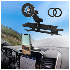 WXRYLYN ram dash mount magnetic holder keeps your phone within easy reach while driving.