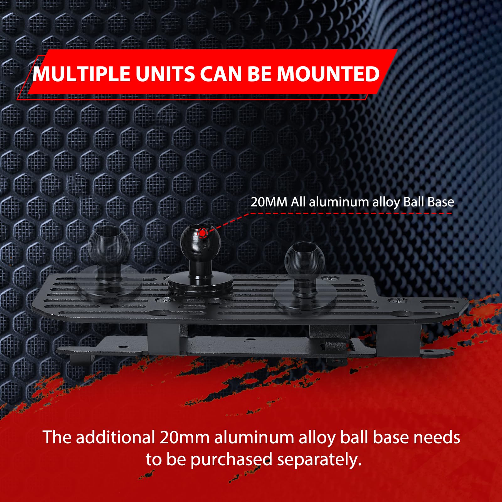 WXRYLYN three-track base platform allows customizable installation and viewing angles.