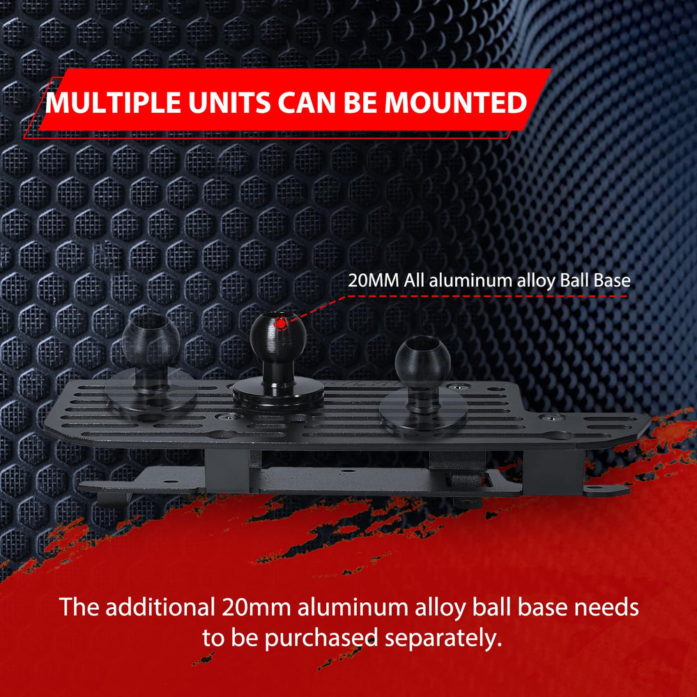 WXRYLYN three-track base platform allows customizable installation and viewing angles.