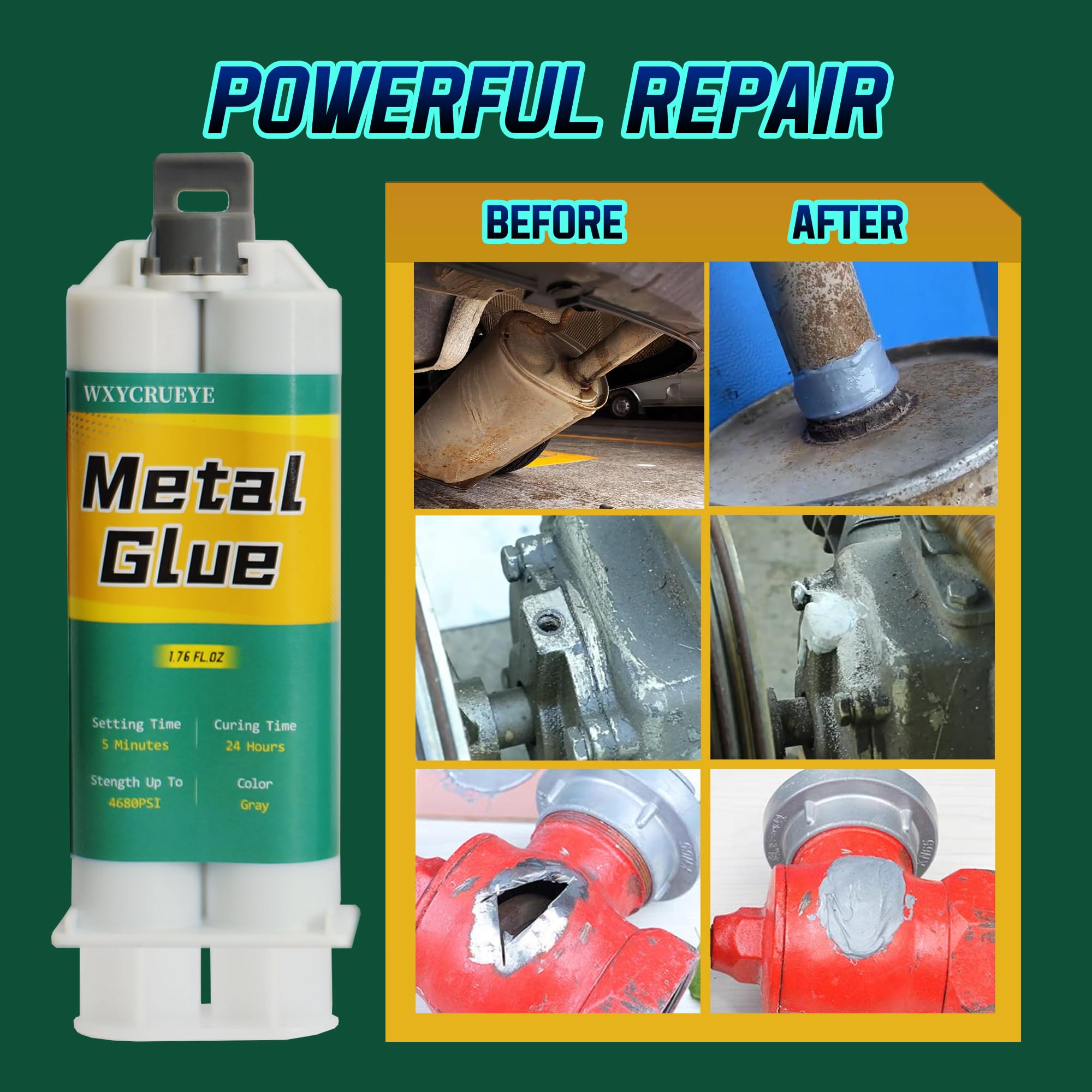 WXYCRUEYE waterproof repair capability ideal for outdoor metal fixes.