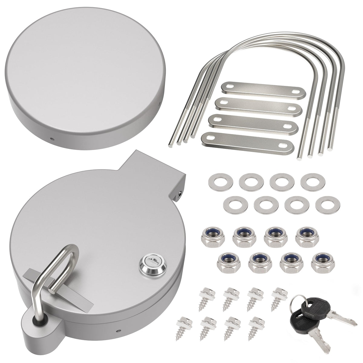 Wyckoff 6-inch conduit carrier with locking end caps secures long materials during transport