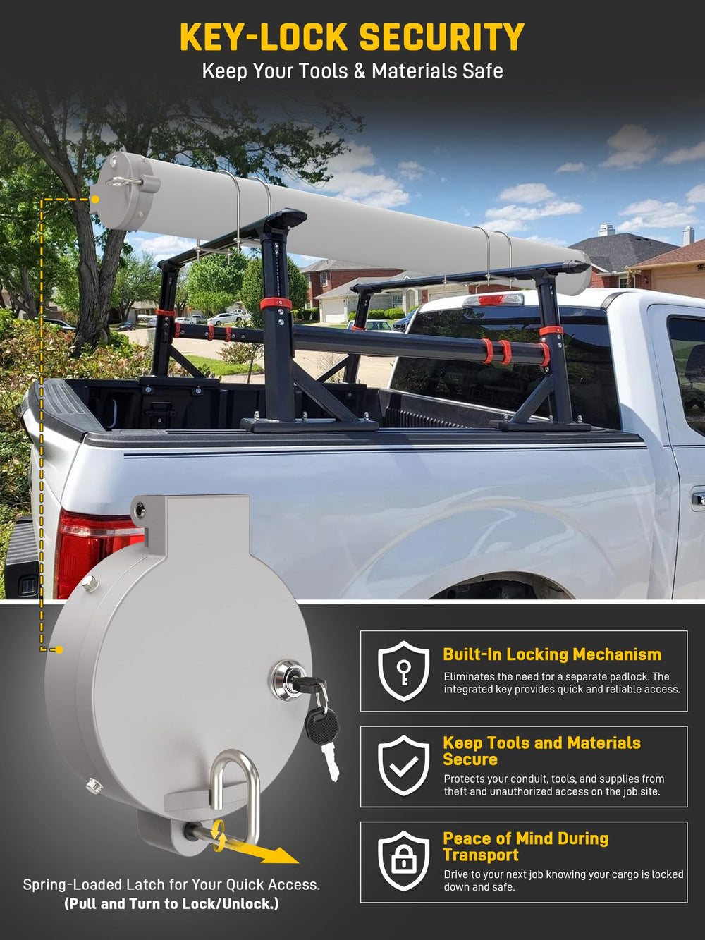 No-drill mounting hardware from Wyckoff makes installation drill-free
