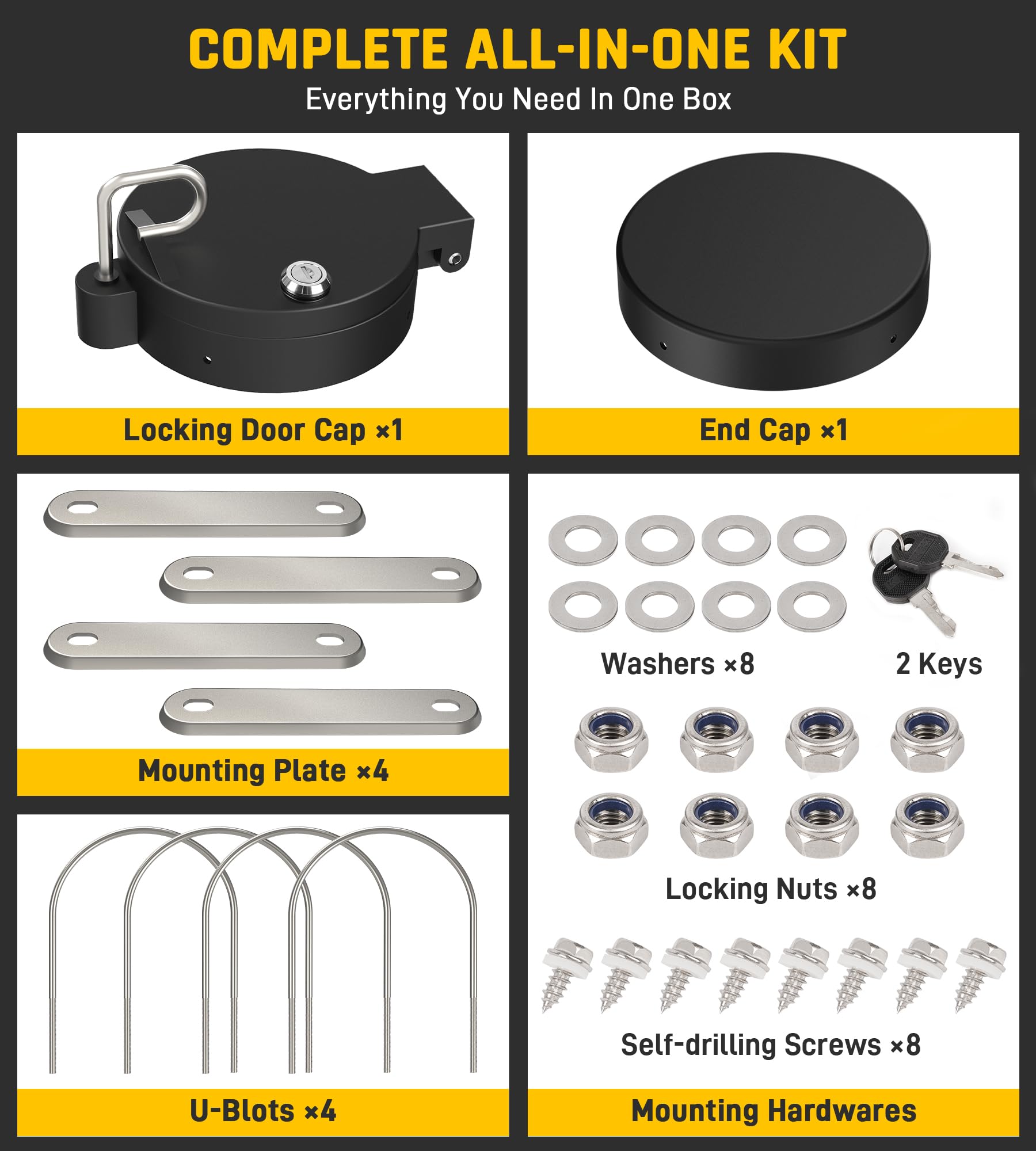 Wyckoff ready installation kit enables drill free mounting on racks