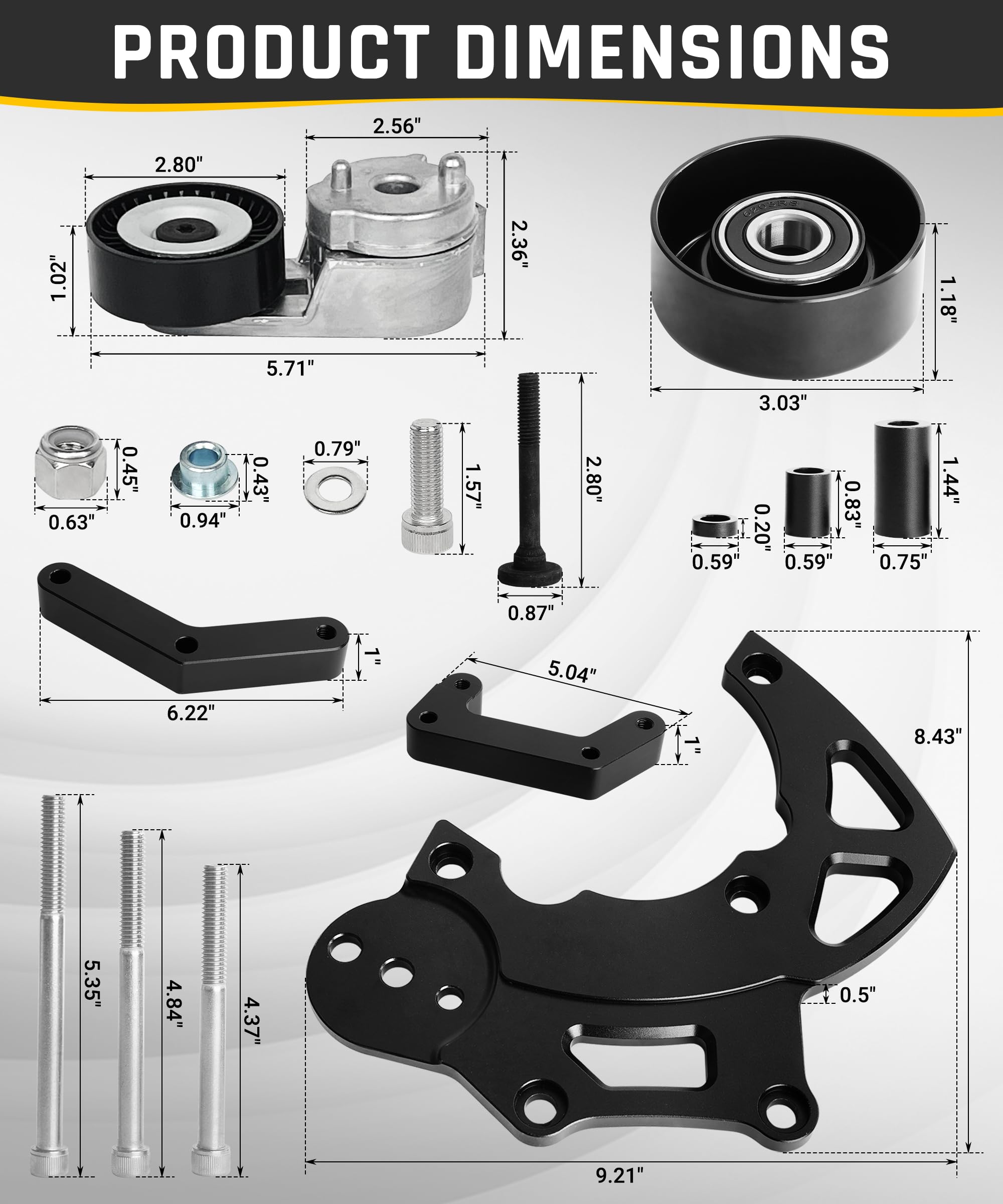 Wyckoff R4 compatibility overview shows engine ranges and Vortec drive compatibility