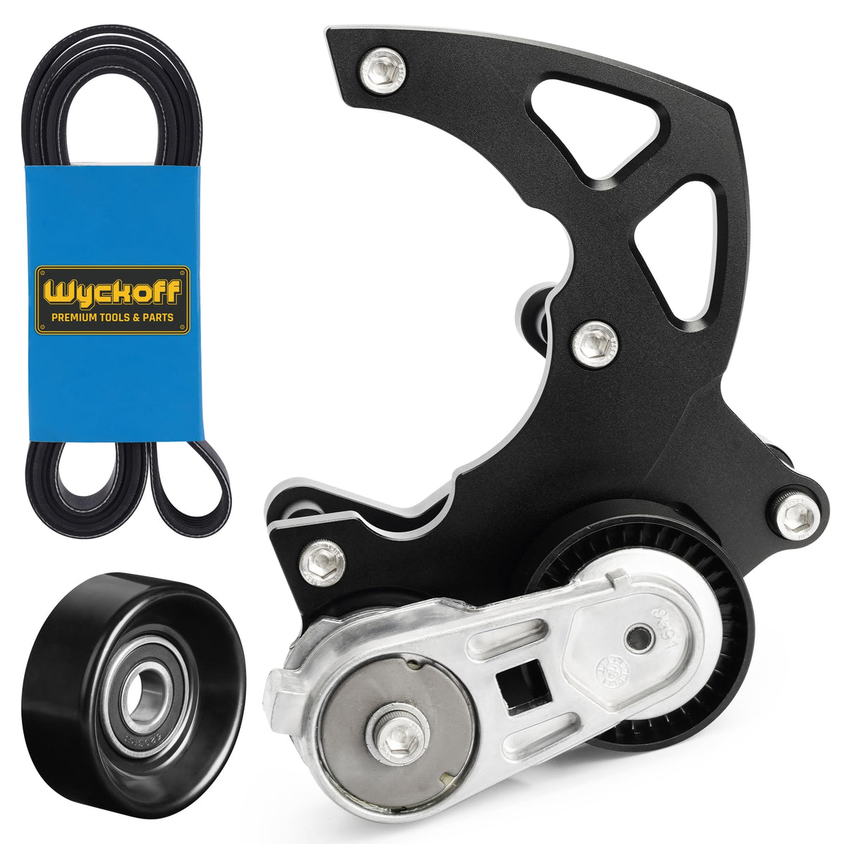 Wyckoff LS Swap R4 bracket front view highlights high-mount design for tight bays