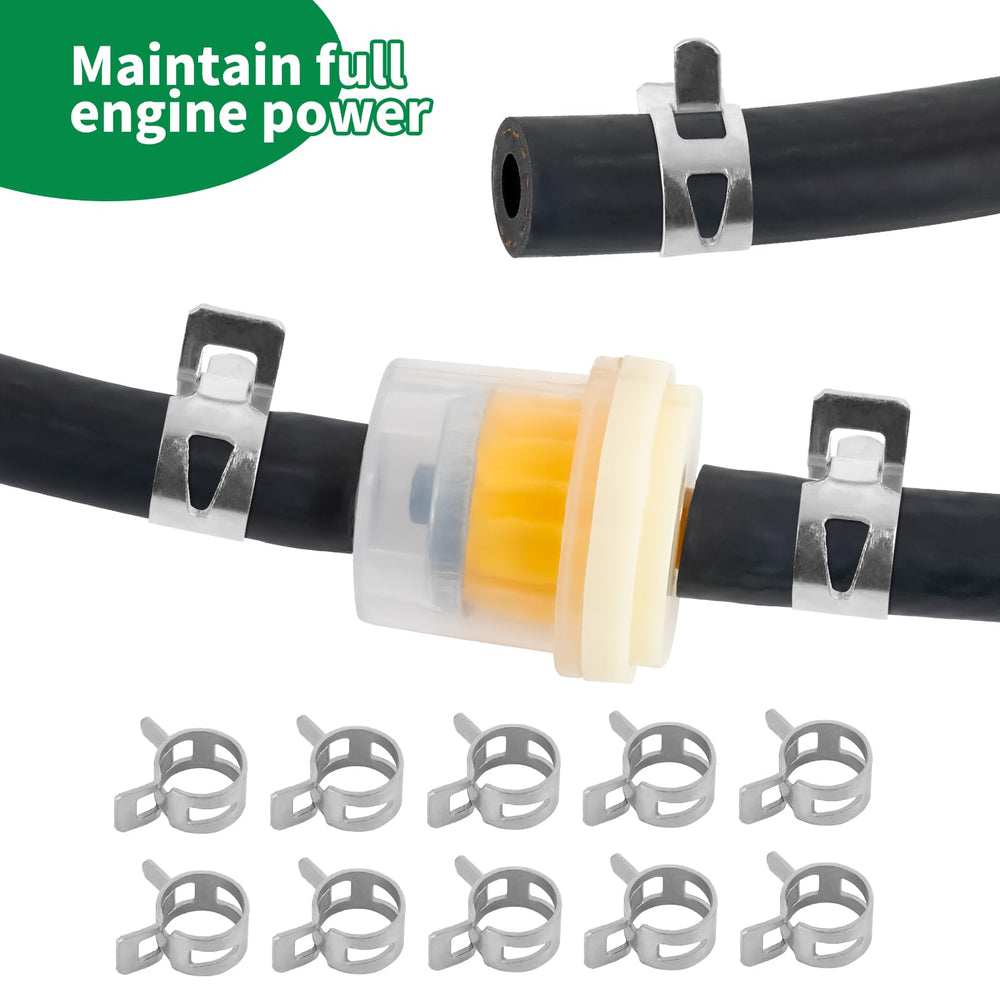 Wyevee ten hose clamps secure joints and prevent leaks during operation