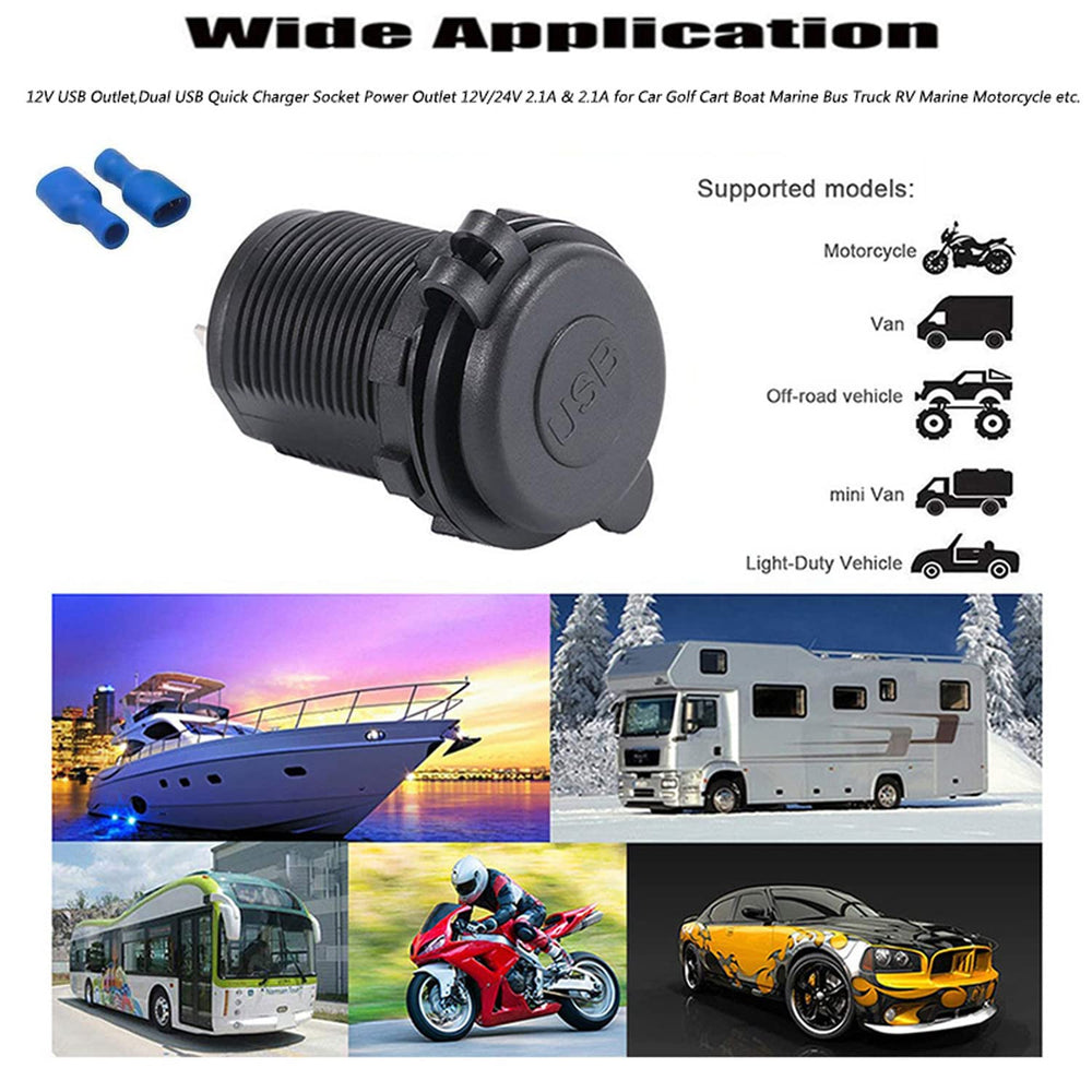 WYMECT blue LED aids port visibility in low light.