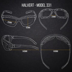 WYND Blocker eyewear backstrap conversion to goggles for added wind protection