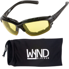 WYND Blocker motorcycle riding glasses with wind protection for riders