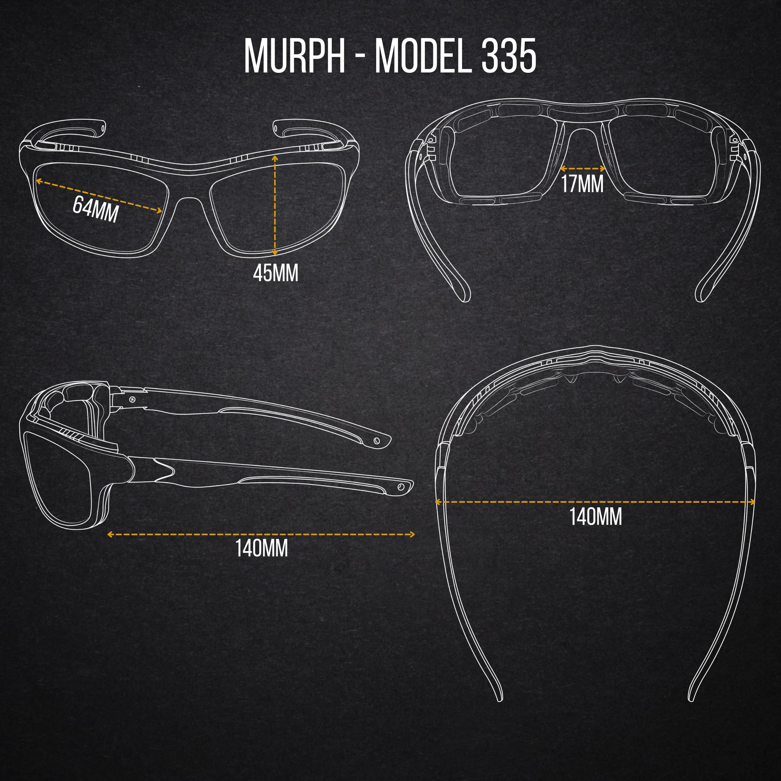 Microfiber bag included with Murph 335 doubles as lens cleaner
