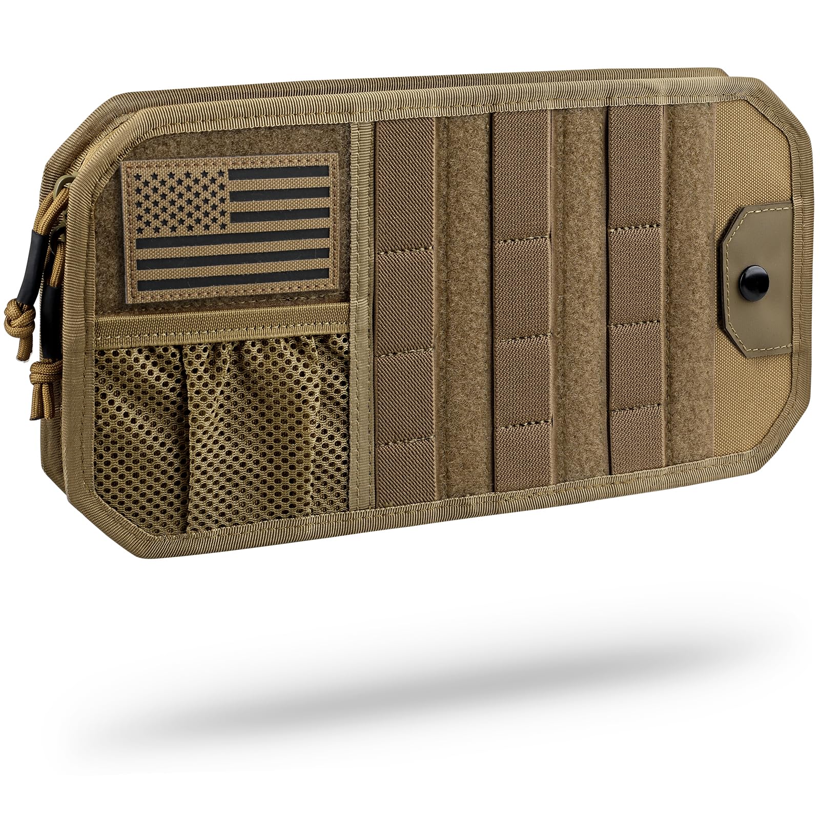WYNEX Molle visor organizer keeps essential items accessible on daily commutes.