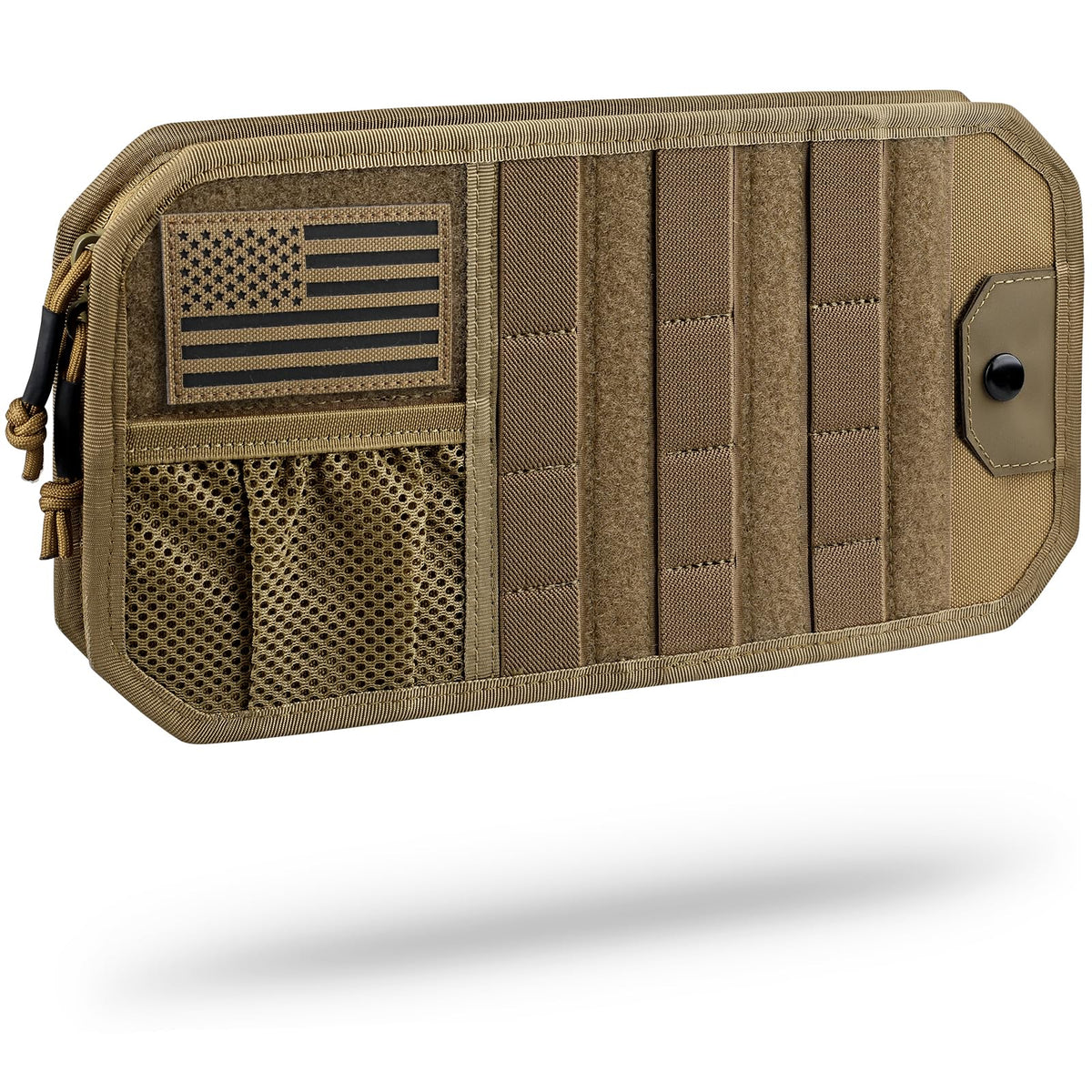 WYNEX Molle visor organizer keeps essential items accessible on daily commutes.