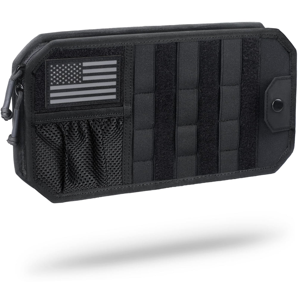 WYNEX Molle visor organizer panel keeps gear secure on the sun visor