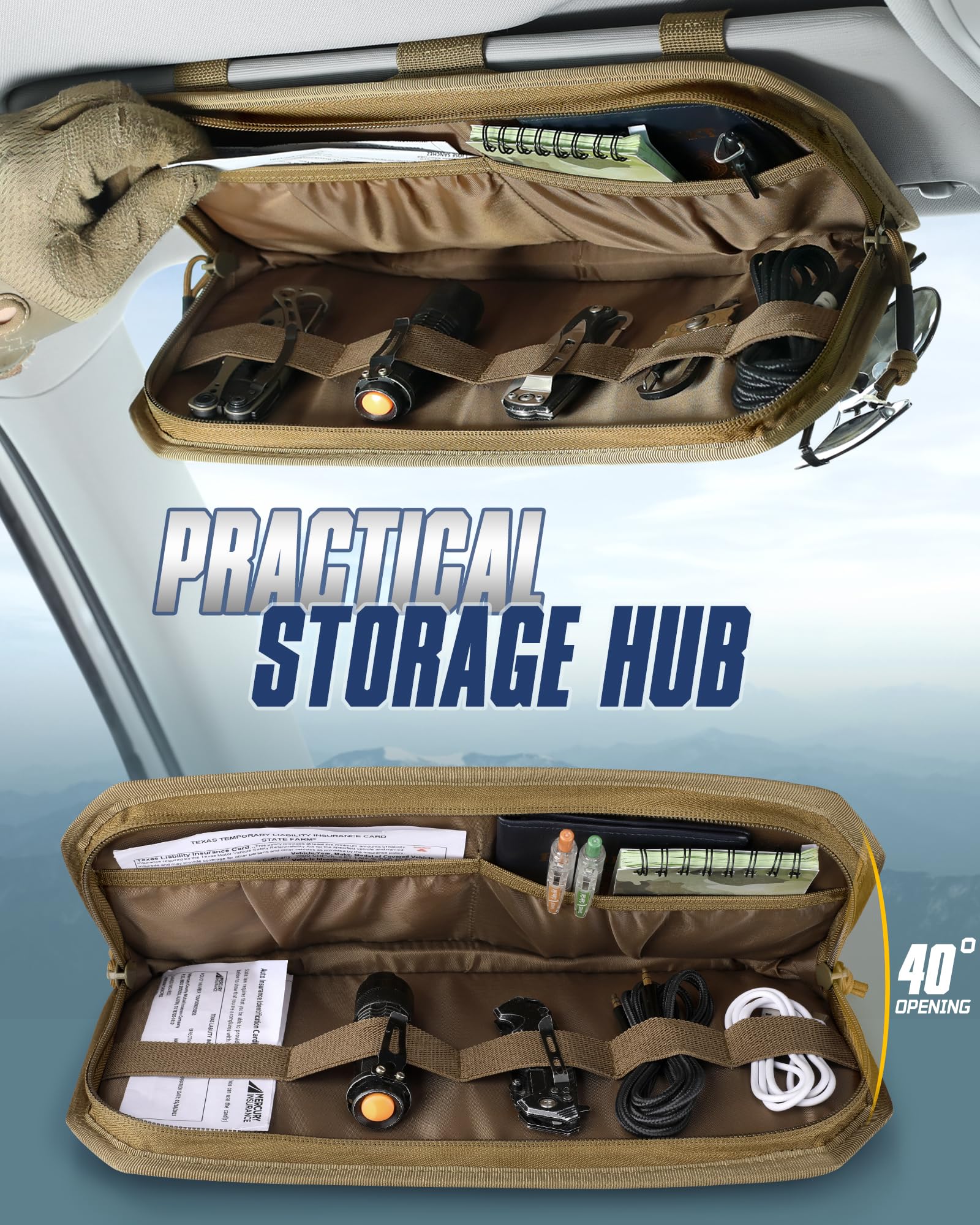 WYNEX semi-rigid Molle panel offers sturdy support with minimal sag.