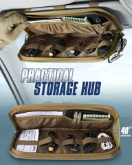 WYNEX semi-rigid Molle panel offers sturdy support with minimal sag.