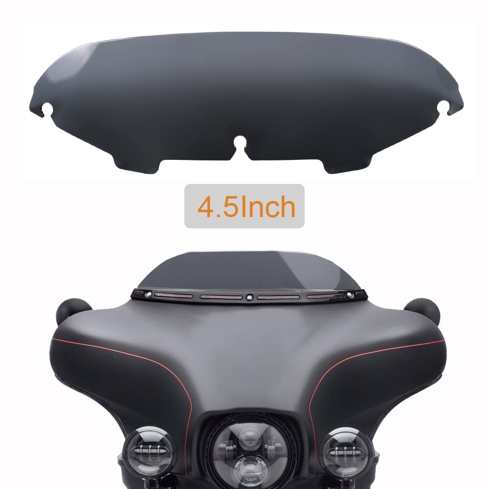 WYNMOTO 4.5in windshield for Electra Glide Ultra with balanced wind protection