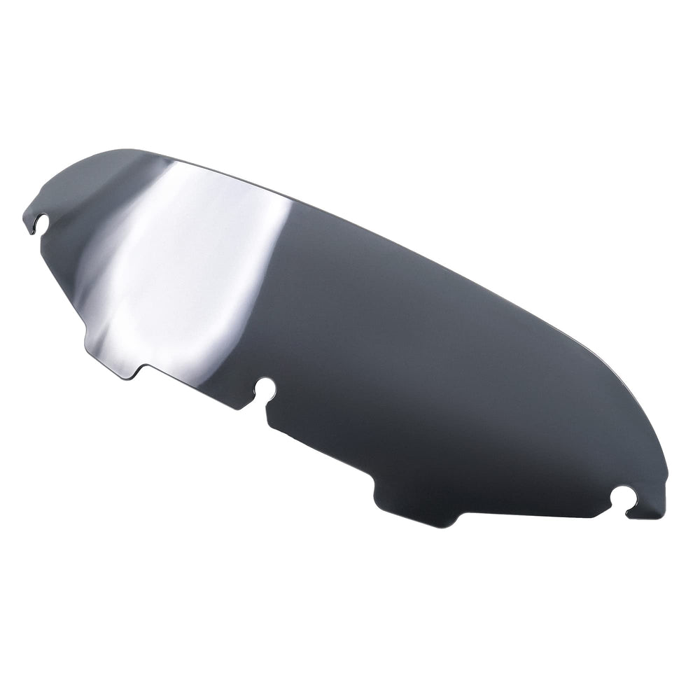 WYNMOTO smoke windshield on FLHTCU with polished edges and rugged ABS