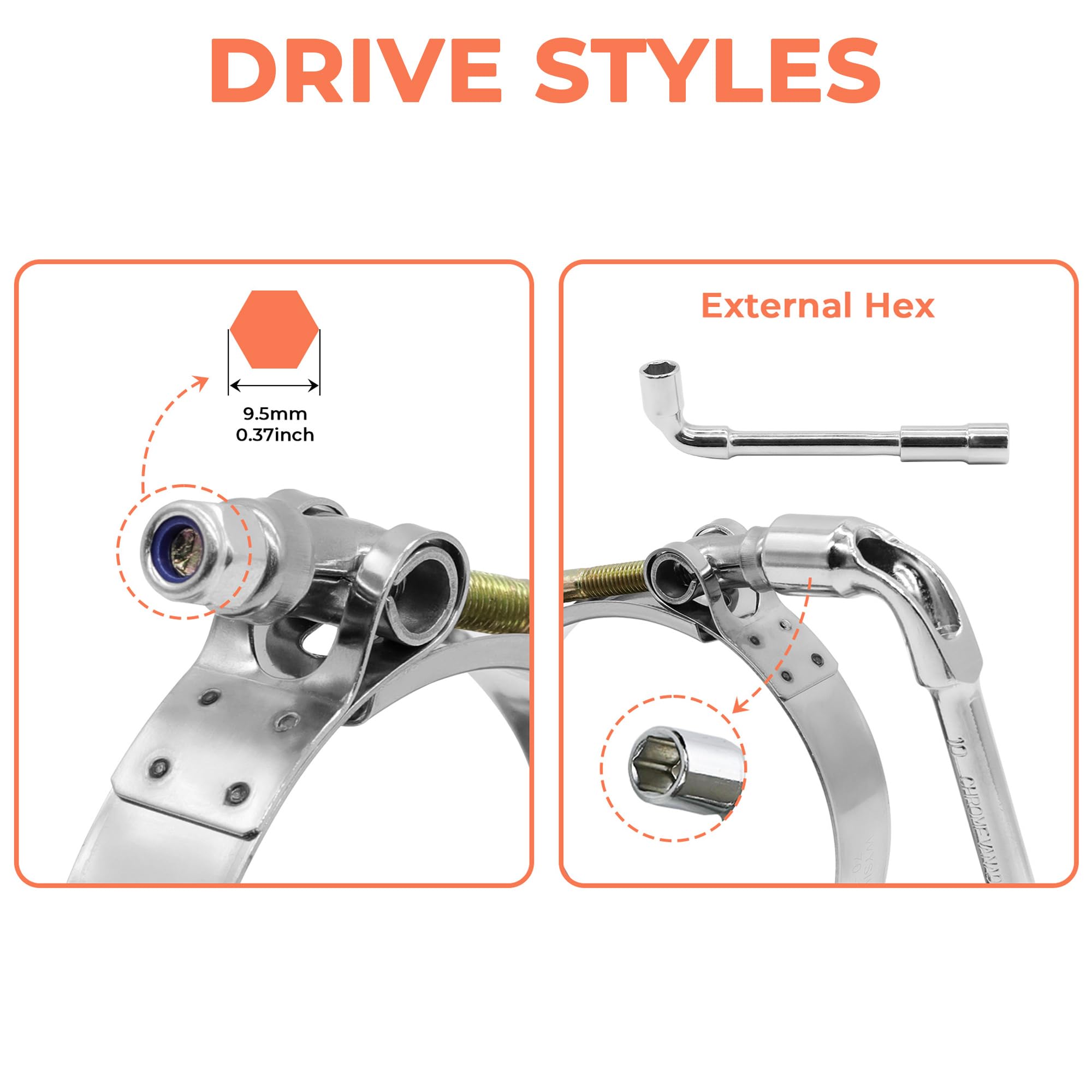 WYSIWYKA 1.25-inch clamp action demonstrates durable radiator and engine hose connections
