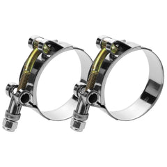WYSIWYKA 2.25-inch clamp on a sturdy stainless steel band for hose securing