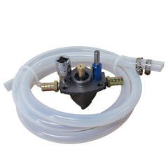 WZHLCX self-priming oil pump connected to a drill for faster oil extraction.