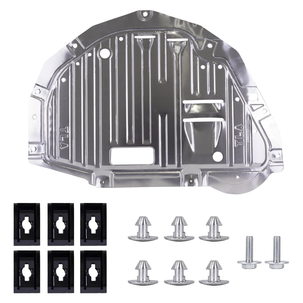 WZRASmiles aluminum splash shield on Honda CR-V protects the engine from road spray