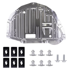 WZRASmiles aluminum splash shield on Honda CR-V protects the engine from road spray