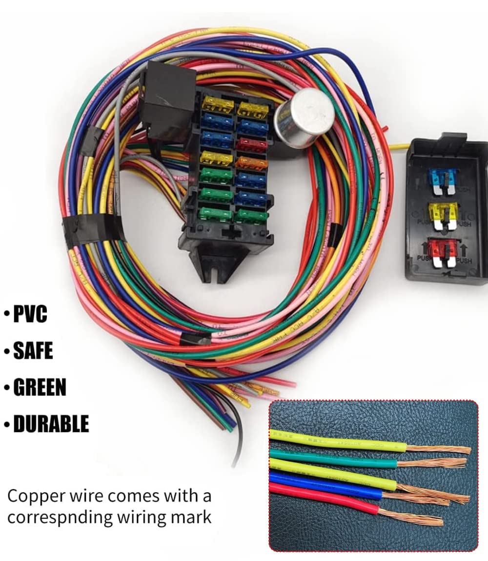 14‑fuse panel for robust circuit protection in classic car projects