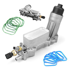 WZUMLAP upgraded aluminum oil filter housing showing leak-resistance and durability.