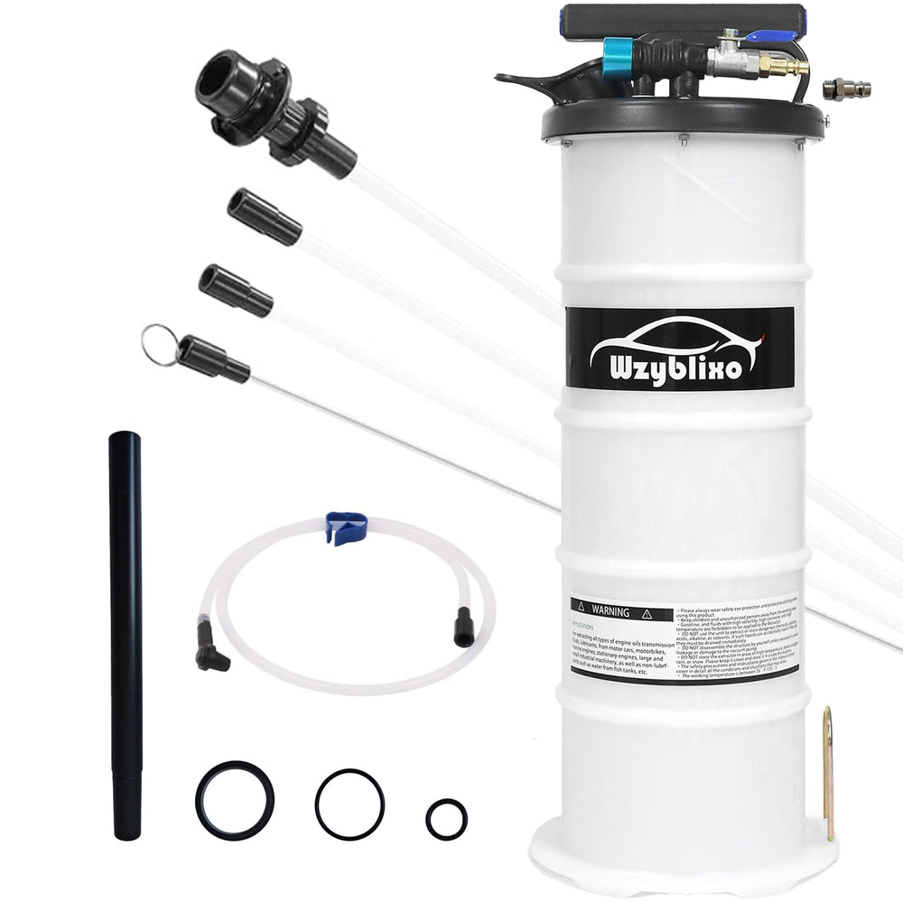 Wzyblixo 6.5L oil extractor in pneumatic and manual modes for flexible maintenance