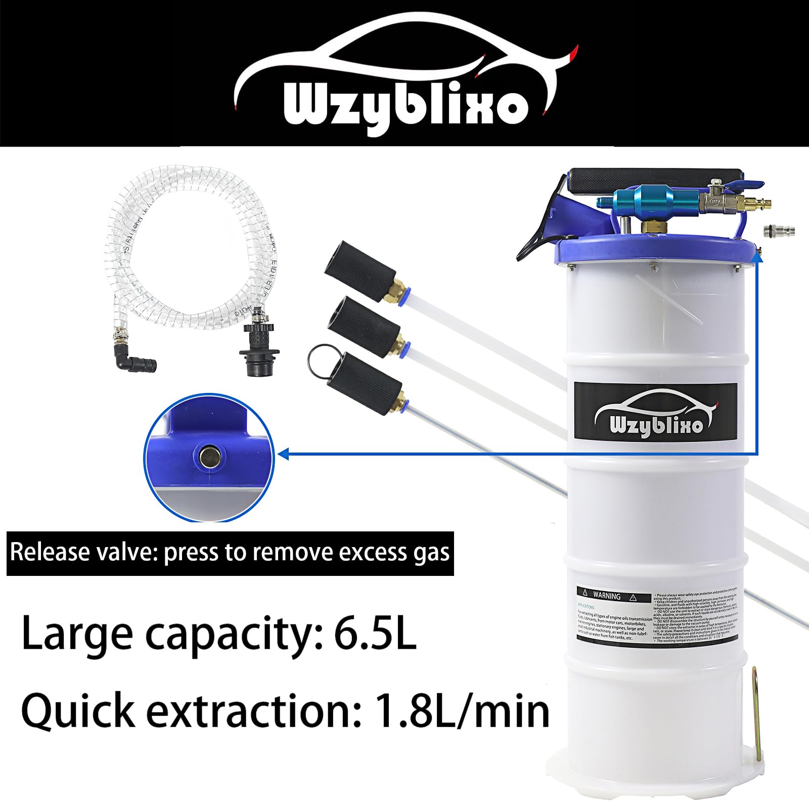 Wzyblixo dual-use operation design works with air or manual power