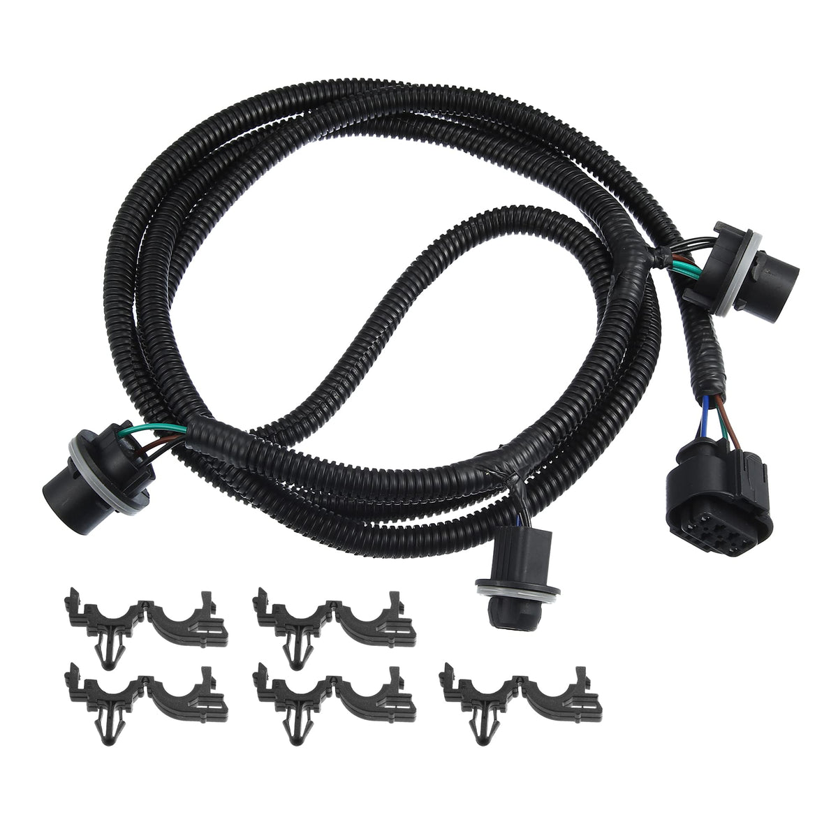 X AUTOHAUX tail light wiring harness for Silverado 1500 passenger side with improved rear illumination