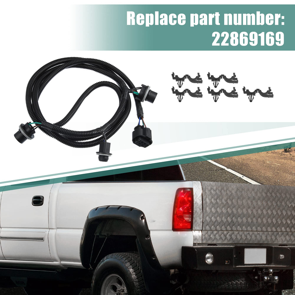 X AUTOHAUX harness on Silverado 2500HD/3500HD passenger side for reliable tail lights
