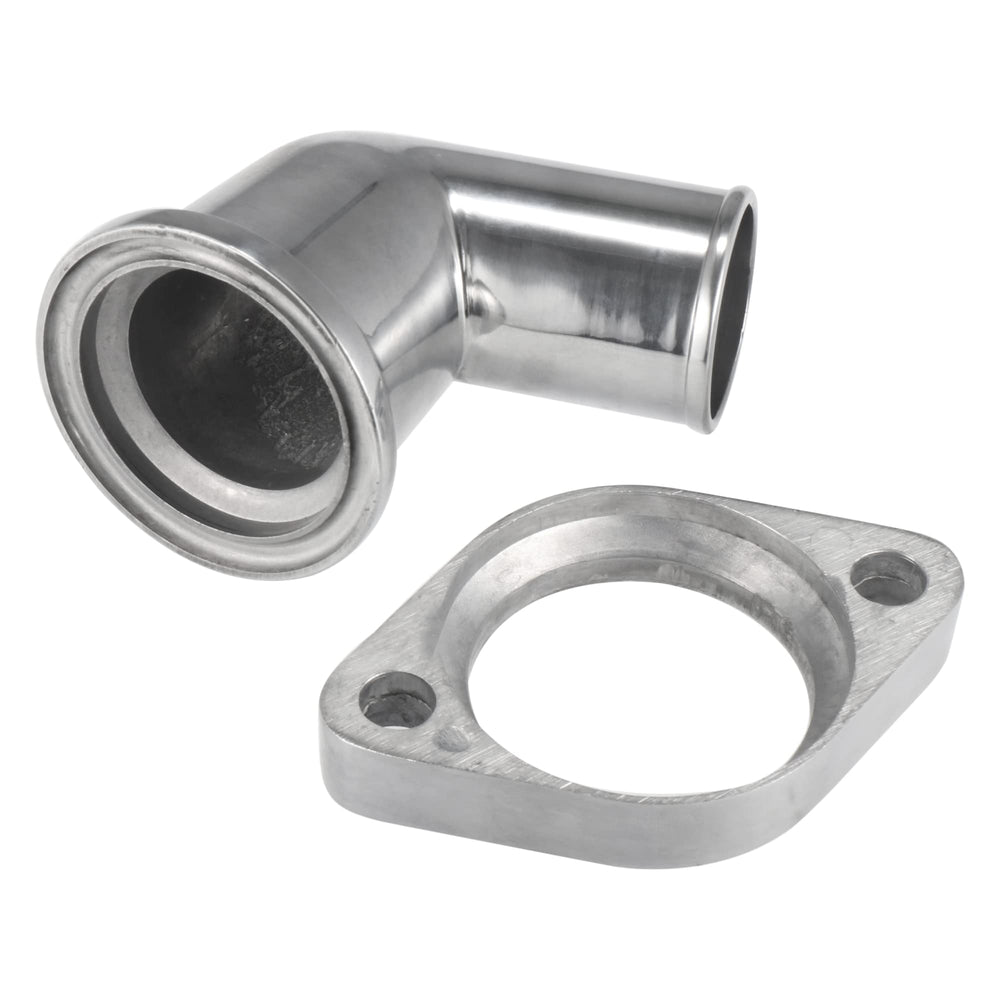 X AUTOHAUX aluminum polished water neck with durable exterior