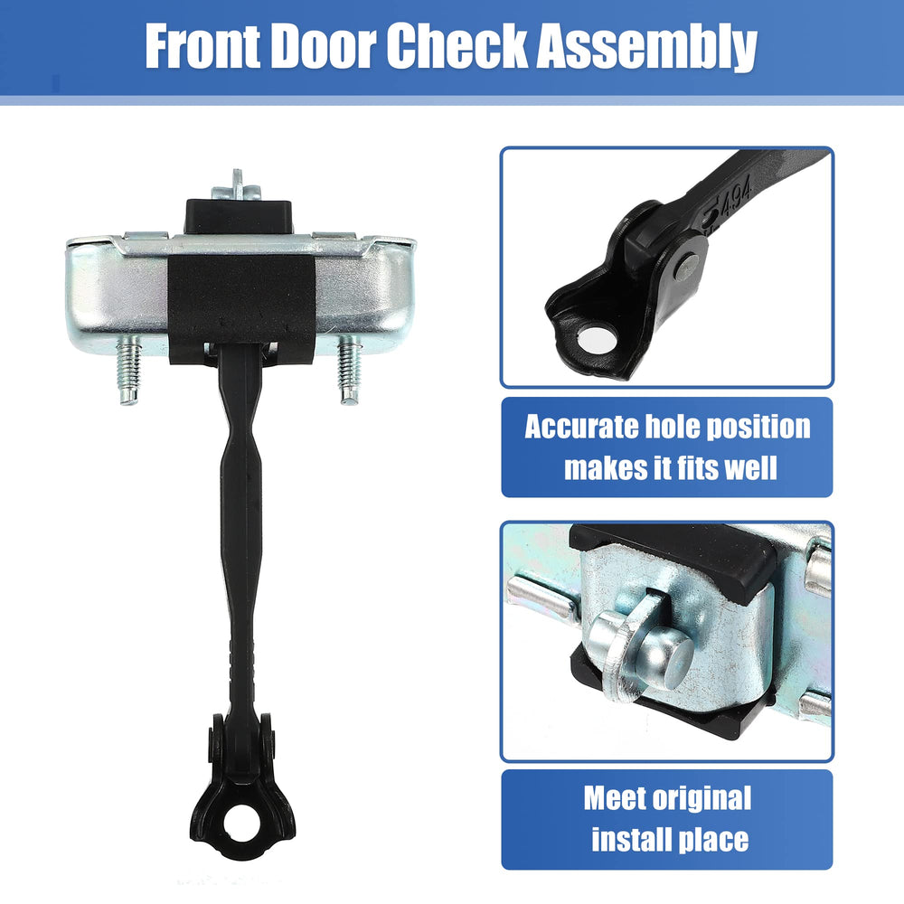 X AUTOHAUX durable steel door bracket resists corrosion for long service