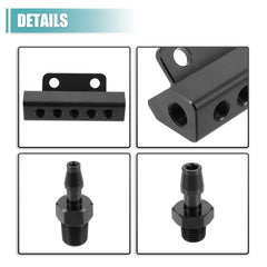 X AUTOHAUX billet aluminum manifold offering durable, corrosion-resistant performance