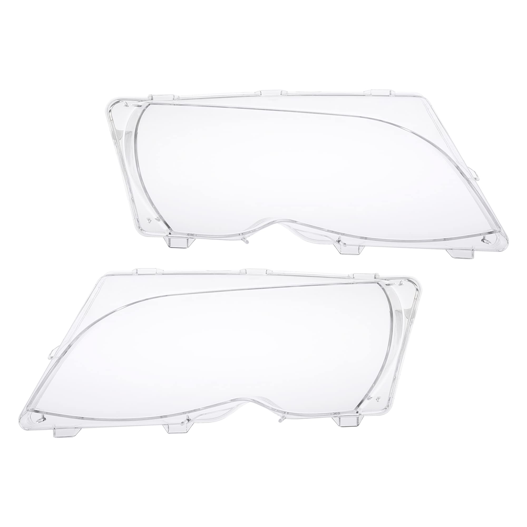 X AUTOHAUX BMW left headlight lens cover shields against dust and debris.