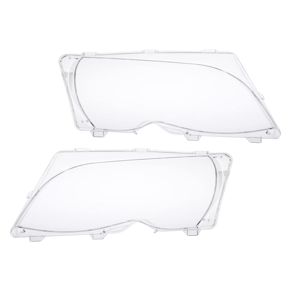 X AUTOHAUX BMW left headlight lens cover shields against dust and debris.