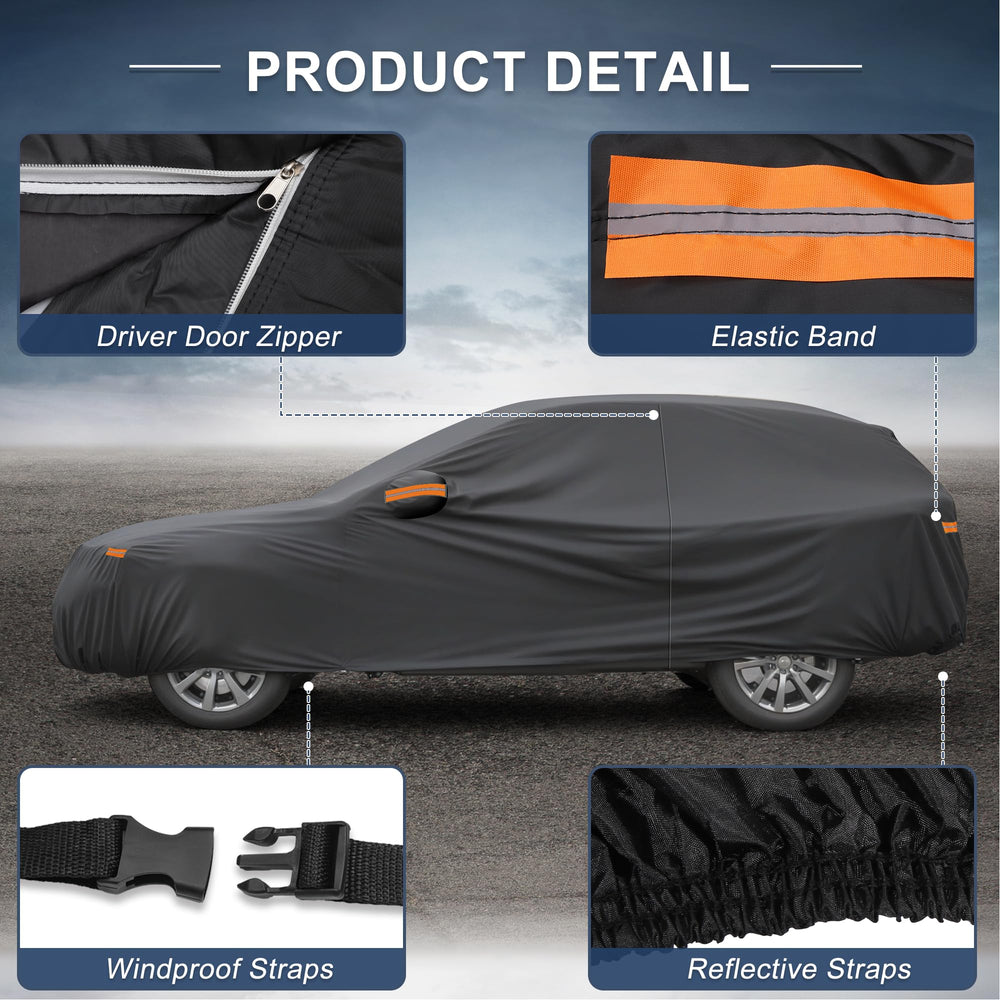 X AUTOHAUX BMW X5 cover reinforced stitched seams for durability