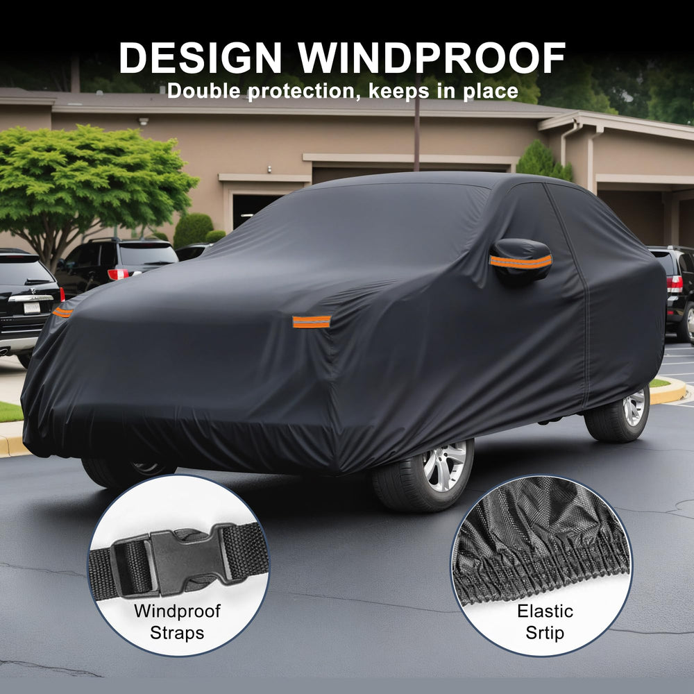 X AUTOHAUX BMW X5 cover windproof straps securing the fit