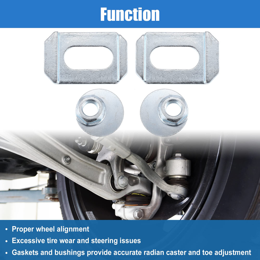 X AUTOHAUX bushings for camber bolt kit improve front-end movement
