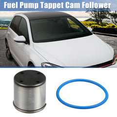 X AUTOHAUX cam follower with O-ring installed, sealing for high-pressure fuel system.